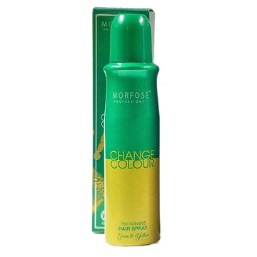 MORFOSE SPRAY TERMICZNY ZMIENIAJĄCY KOLOR ZIELONY ŻÓŁTY GREEN YELLOW 150ML