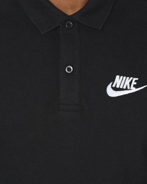 Koszulka polo Nike Sportswear L czarna bawełna męska polo