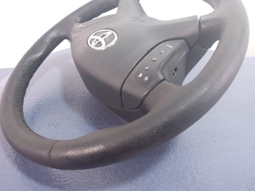 TOYOTA AVENSIS T25 КОЖАНЫЙ МНОГОФУНКЦИОНАЛЬНЫЙ РУЛЬ КРУИЗ-КОНТРОЛЬ 45130-05112