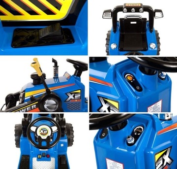 САМЫЙ МОЩНЫЙ ТРАКТОР С КОВШОМ И ДИСТАНЦИОННЫМ ДИСТАНЦИОННЫМ ДВУХСКОРОСТНЫМ 12В/1005А