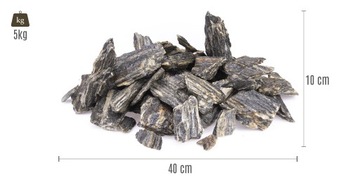 Каменная кора для леса в банке Стеклянная крупа 1-10см