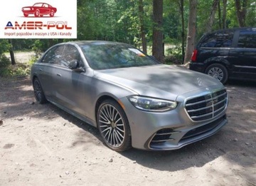 Mercedes Klasa S W223/V223 2023 Mercedes-Benz Klasa S 580 4Matic 2023 4.0l 4.0 Benzyna 496KM