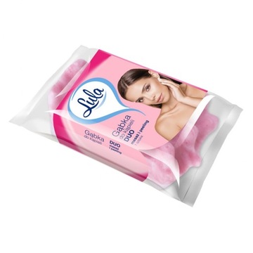 LULA Gąbka do kąpieli DUO masaż i peeling