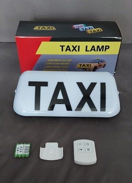 BEZPRZEWODOWA LAMPA KOGUT TAXI LED NA PILOTA GAPA