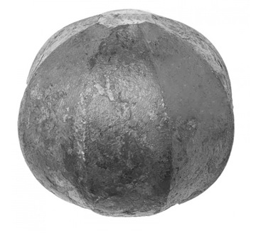 Kula fakturowana stalowa pełna fi 30 mm 43.130