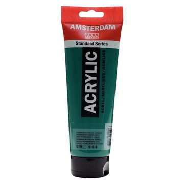 FARBA AKRYLOWA AMSTERDAM 619 PERMANENT GRREN 250ML
