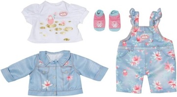 Роскошный джинсовый костюм ZAPF Baby Annabell