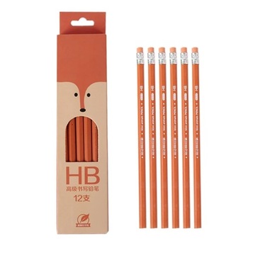 12 шт. карандаши для рисования, карандаши на деревянной основе, детский набор для письма, удобный