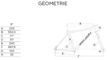 СОРЕВНОВАТЕЛЬНЫЙ ВЕЛОСИПЕД BMX GALAXY SPOT