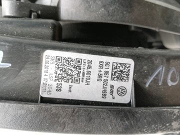 VW GOLF 7 ЗЕРКАЛО ПРАВОЕ 10PIN