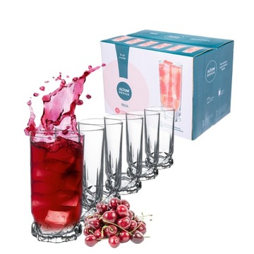 Szklanki do napojów Altom Design Ibiza 300 ml wysokie Komplet 6 sztuk