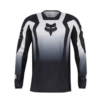 KOSZULKA MOTOCYKLOWA CROSS ENDURO FOX 180 LEAN-EXTD BLACK/WHITE 3XL