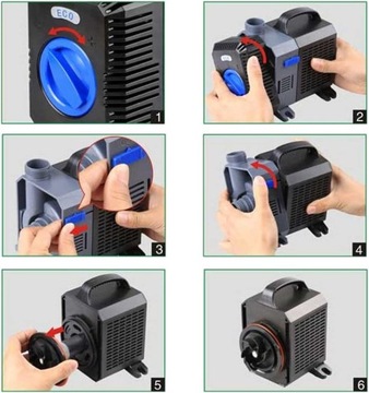 Многофункциональный насос для пруда 4500л/ч 30Вт