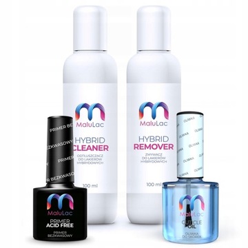 Zestaw do paznokci 2+2 cleaner primer MaluLac