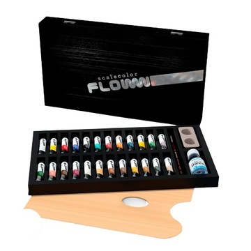 24 wysokiej jakości farby olejne dla artystów Scale75 ScaleColor: FLOWW Set