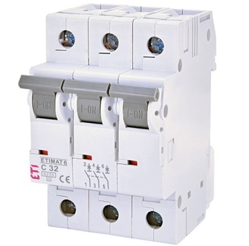 Wyłącznik instalacyjny 3P C 32A 6kA 002145519 ETI