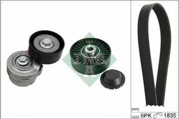 КОМПЛЕКТ КЛИНОВЫХ РЕМНЕЙ ALFA ROMEO AUDI FIAT
