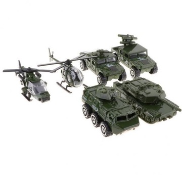 2x Children Diecast Vehicles 6 in 1 Assorted