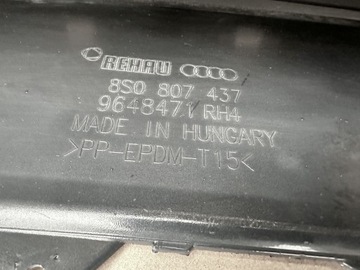 Zderzak przedni Audi TT TTS 8S0 Lift, S-Line - przód