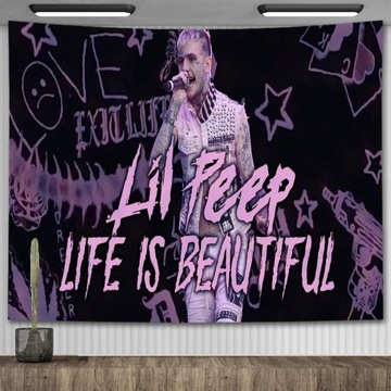 200*150cm GOBELIN Lil Peep ściany wiszące LIL
