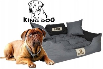 LEGOWISKO IMIĘ PUPILA KINGDOG 115X95 CIEMNOSZARE