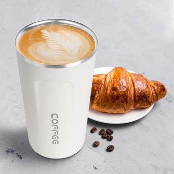 KUBEK TERMICZNY COFFEE KAWA TERMOS SZCZELNY NA KAWĘ HERBATĘ SMART 510ML