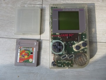 ОРИГИНАЛЬНАЯ КОНСОЛЬ NINTENDO GAME BOY CLASSIC DMG-01 1989 CRYSTAL BDB СОСТОЯНИЕ ИГРЫ
