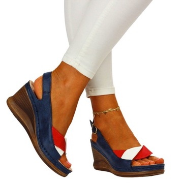 КОЖАНЫЕ САНДАЛИИ ЖЕНСКИЕ, ПРОФИЛЬНЫЕ, ПРИШИТЫЕ, ВЫСОКИЕ