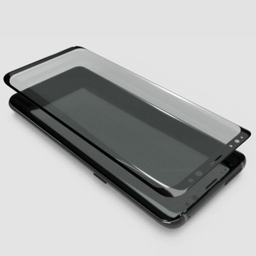 MS Diamond Glass Edge 3D Sam S908 S22 Ультра черный/черныйЗакаленное стекло