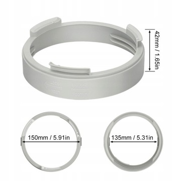 РАЗЪЕМ ТРУБЫ КОНДИЦИОНЕРА 150 ММ