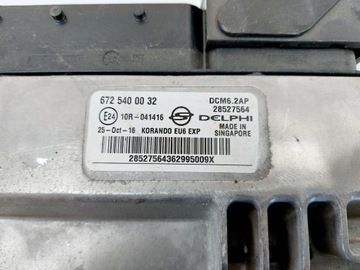 JEDNOTKA ŘÍZENÍ MOTORU SSANGYONG OE 6725400032