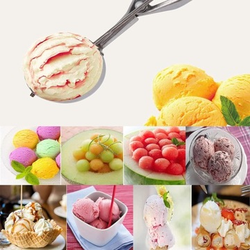 ЛОЖКА ДЛЯ МОРОЖЕНОГО БОЛЬШОЙ КАРТОФЕЛЬ РИС БОЛЬШИЕ СТАЛЬНЫЕ МОНО ПОРЦИИ XXL