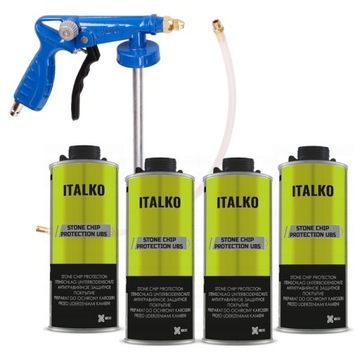 ZESTAW ŚRODEK DO KONSERWACJI UBS 4x 1L + PISTOLET