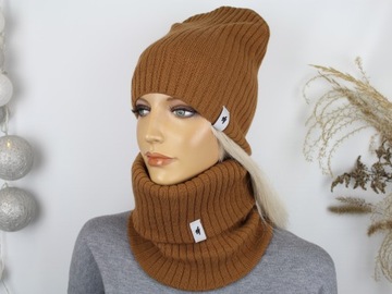 КОМПЛЕКТ ЖЕНСКИЙ, ШАПКА ЖЕНСКАЯ + ШАРФ ШАРФ