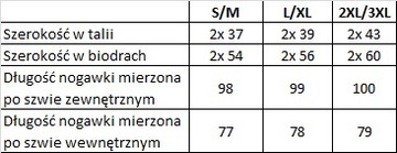 Spodnie alladynki wiązane luźne casual lato L/XL