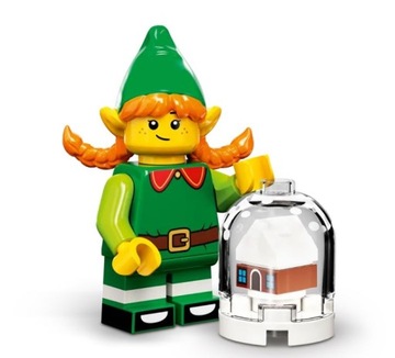 Lego Minifigures 71034 Seria 23 Świąteczna Elfka #5