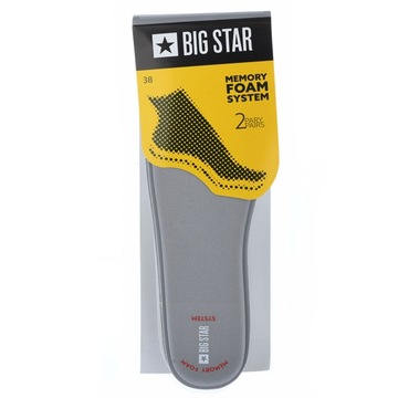 WKŁADKI MEMORY FOAM SYSTEM BIG STAR 2 PARY 43-