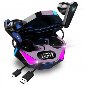 БЕСПРОВОДНЫЕ НАУШНИКИ BLUETOOTH 5.2 + POWERBANK