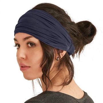 Sports Yoga Headbands For Women Men Solid Wide Cotton Lightweight Japanese