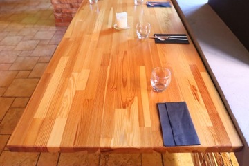 Стол для помещения, точки общественного питания, МАССИВ ДУБА