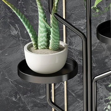 Подставка для цветов, полка, круглая металлическая подставка для цветов на колесах SZ38CZ