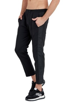LA MARTINA - Czarne spodnie dresowe z lampasami M