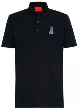 Koszulka polo HUGO BOSS Black Size L