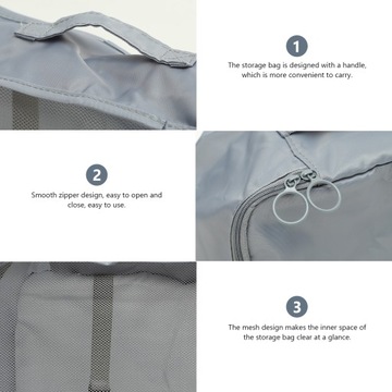 1 комплект легкого складного органайзера для путешествий