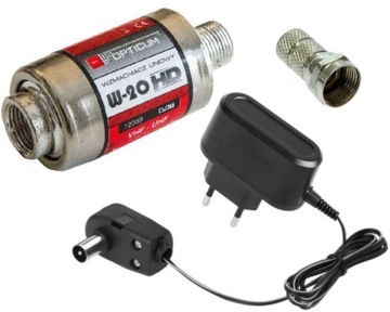 Wzmacniacz DVB-T2 + zasilacz + F Zestaw Naprawczy
