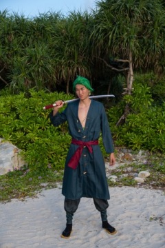 Меч катана Roronoa Zoro Sandai Kitetsu One Piece Wooden JT10513-2