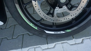 Rieju RS3 50 125 НАБОР наклеек на шпон, ЗЕЛЕНЫЙ