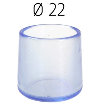 Nakładki, nasadki ochronne na nogi krzesła 22 mm