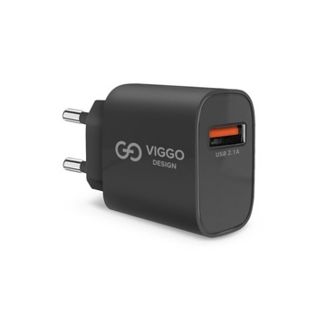 Ładowarka Sieciowa 1xUSB 10W czarna