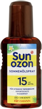 Olejek do opalania Sun Ozon 15 SPF 150 ml